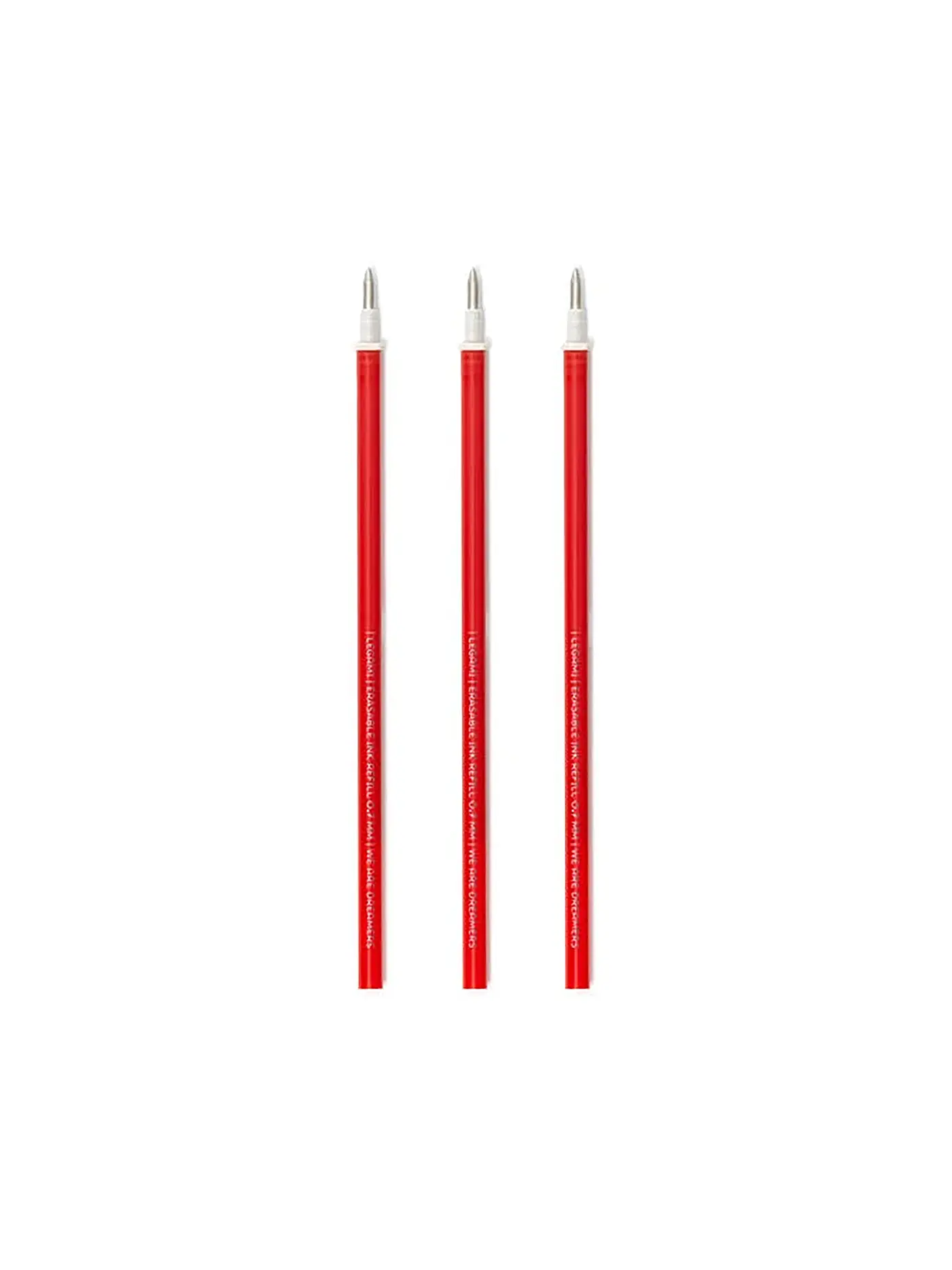 LEGAMI | Nachfüllung für radierbaren Gelstift 3er Pkg. Red | 